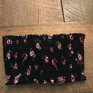 Black Bandeau Bikini Top